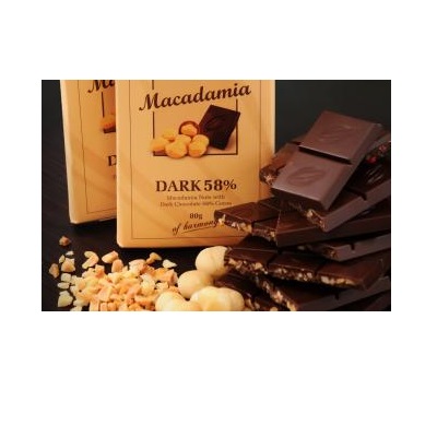 Cokelat Papan 80gr Macadamia Cokelat Monggo Gambar 1 Cokelat Papan 80gr Macadamia Cokelat Monggo Gambar 1