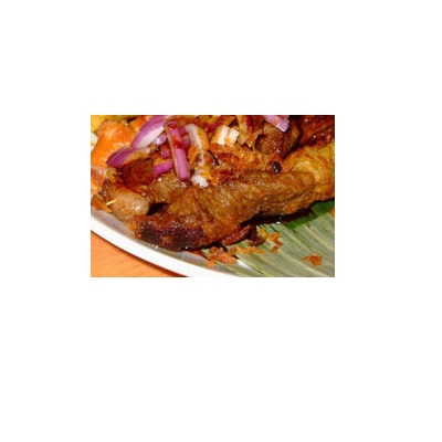 Sate Campur 7 Tusuk Sate Seturan dengan Nasi Gambar 1